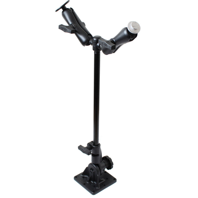RAM Mount Floor Mount w/Velociti Ratchet Base [RAM-101U-VE2] - Premium Surface Mount from RAM Mounting Systems - Just $251.49! Shop now at Brushy Creek Marine