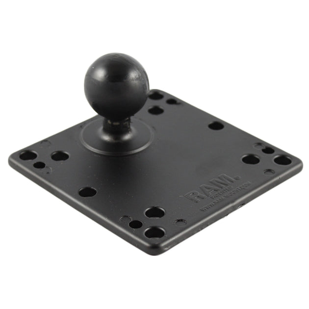 RAM Mount 4.75" Square Base w/VESA (4 x 75mm) (4 x 100mm) Hole Patterns  1.5" Ball [RAM-246-AD1U] - Premium C Size from RAM Mounting Systems - Just $25.49! Shop now at Brushy Creek Marine