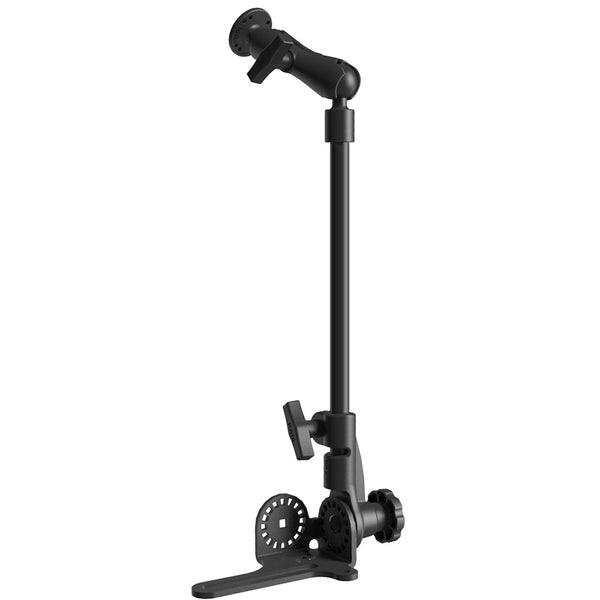RAM Mount Universal No-Drill RAM POD HDVehicle Mount w/Double Socket Arm  2.5" Round Base AMPs Hole Pattern [RAM-316-HD-18-202U] - Premium Vehicle Mounts from RAM Mounting Systems - Just $224.99! Shop now at Brushy Creek Marine