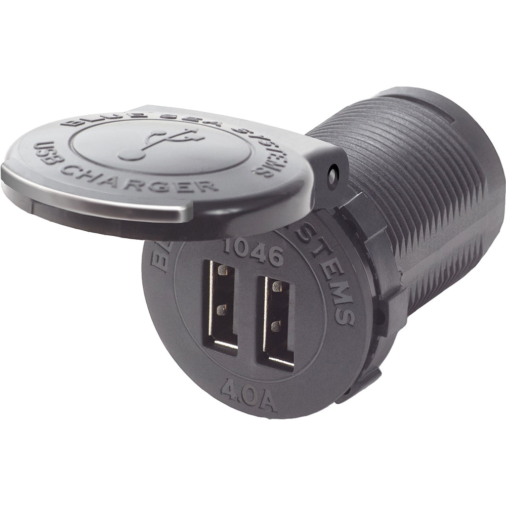 Blue Sea 1046 48V Dual USB Charger Socket Mount [1046] - Premium Accessories from Blue Sea Systems - Just $87.99! Shop now at Brushy Creek Marine