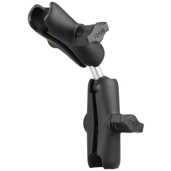 RAM Mount Double Socket Arm w/Dual Extension  Ball Adapter [RAM-B-201-201U] - Premium B Size from RAM Mounting Systems - Just $49.49! Shop now at Brushy Creek Marine