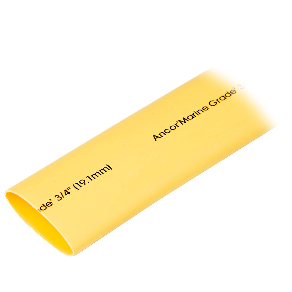 Ancor Heat Shrink Tubing 3/4" x 48" - Yellow - 1 Piece [306948] - Premium Wire Management from Ancor - Just $36.99! Shop now at Brushy Creek Marine