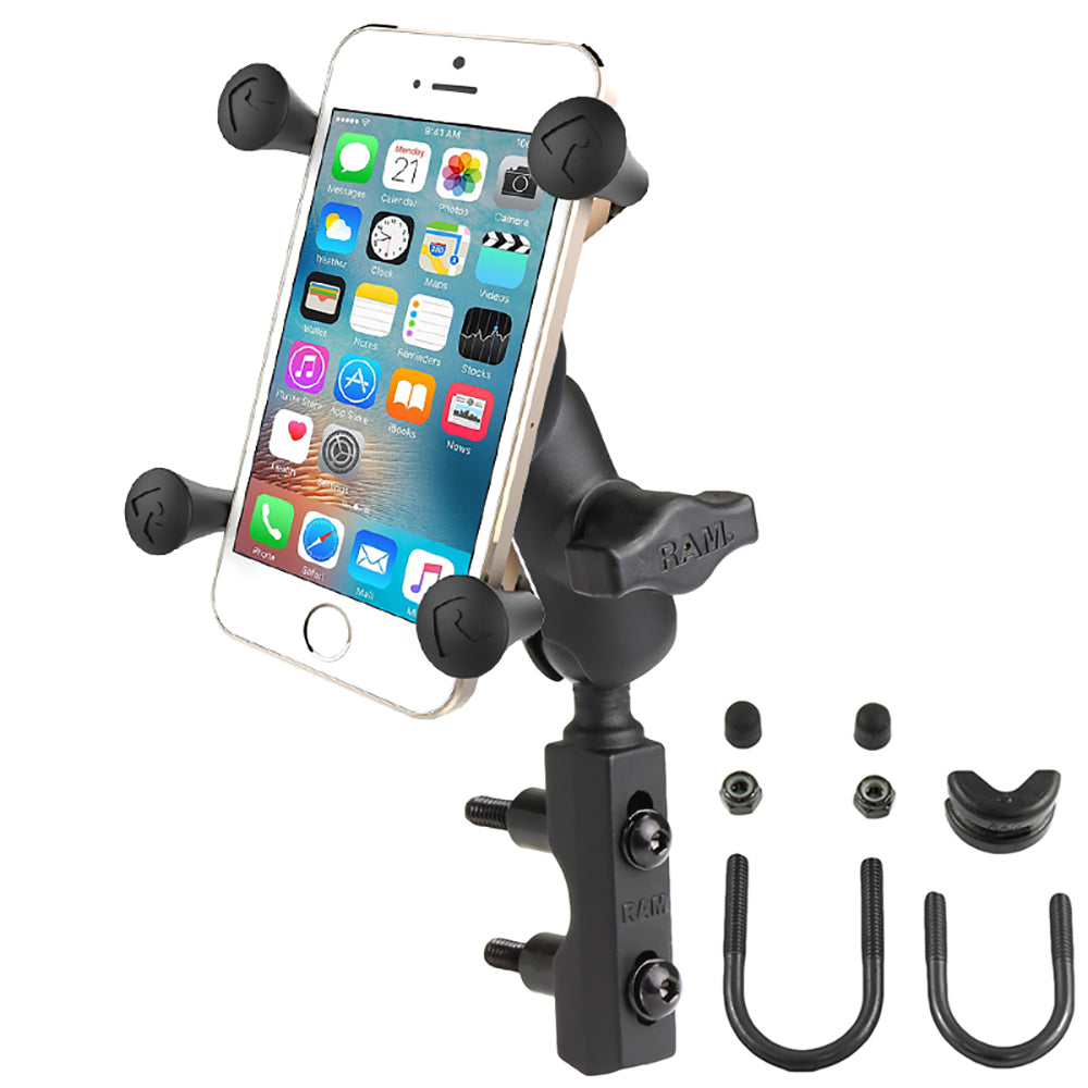 RAM Mount X-Grip Phone Mount w/Motorcycle Brake/Clutch Reservoir Base [RAM-B-174-A-UN7U] - Premium Cell Phone Mounts from RAM Mounting Systems - Just $70.99! Shop now at Brushy Creek Marine