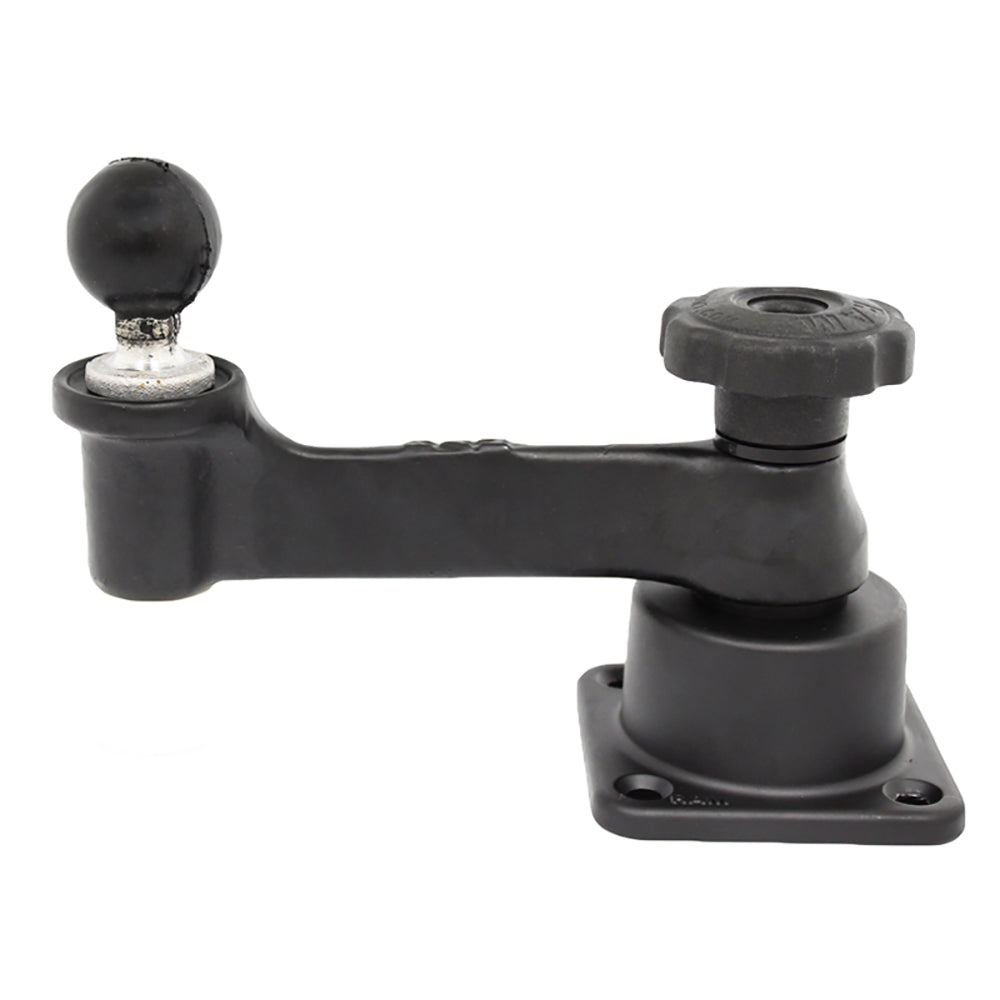 RAM Mount Horizontal 6" Swing Arm Mount w/Ball [RAM-109H-2BU] - Premium Swing Arm Mounts from RAM Mounting Systems - Just $107.99! Shop now at Brushy Creek Marine