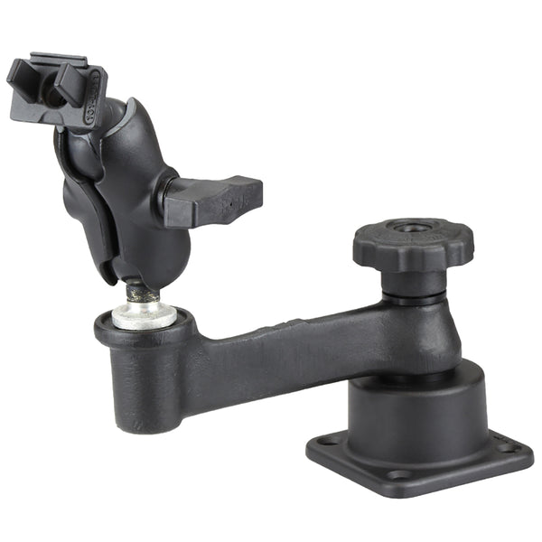 RAM Mount Horizontal Swing Arm Mount f/Lowrance Elite-5 Series [RAM-109H-2B-B-LO11] - Premium Marine Electronics Mounts from RAM Mounting Systems - Just $151.99! Shop now at Brushy Creek Marine