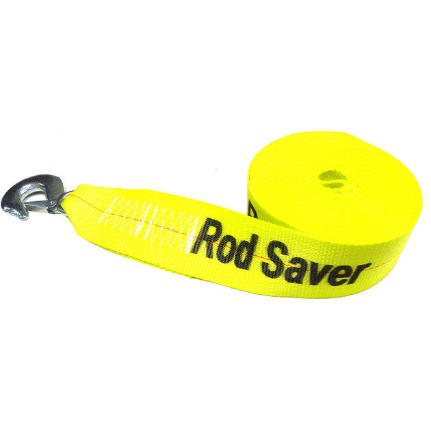 Rod Saver Heavy-Duty Winch Strap Replacement - Yellow - 3" x 30 [WS3Y30] - Premium Winch Straps & Cables from Rod Saver - Just $61.99! Shop now at Brushy Creek Marine