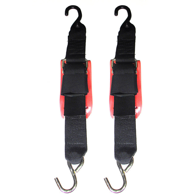 Rod Saver Quick Release Trailer Tie-Down w/Vinyl Pad - 2" x 2 - Pair [QRTD2VP] - Premium Tie-Downs from Rod Saver - Just $38.99! Shop now at Brushy Creek Marine