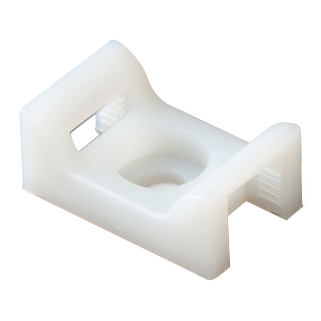 Ancor Cable Tie Mount - Natural - #10 Screw - 25-Piece [199262] - Premium Wire Management from Ancor - Just $7.99! Shop now at Brushy Creek Marine