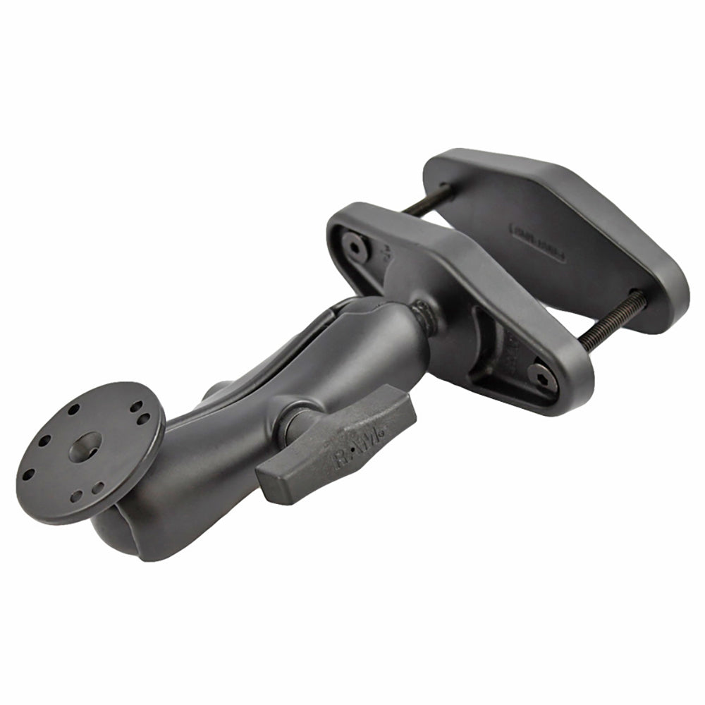 RAM Mount Square Post Clamp f/Posts Up to 4" Wide w/Arm [RAM-101U-247-4] - Premium Rail/Handle Bar Mounts from RAM Mounting Systems - Just $83.49! Shop now at Brushy Creek Marine
