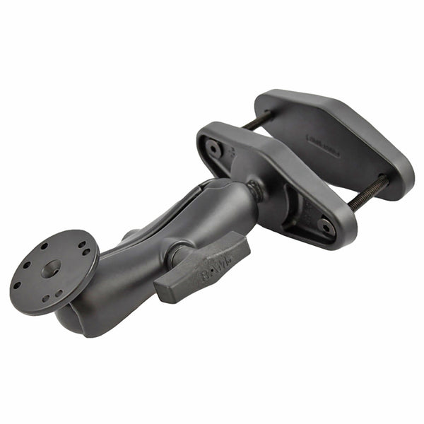 RAM Mount Square Post Clamp f/Posts Up to 4" Wide w/Arm [RAM-101U-247-4] - Premium Rail/Handle Bar Mounts from RAM Mounting Systems - Just $85.49! Shop now at Brushy Creek Marine