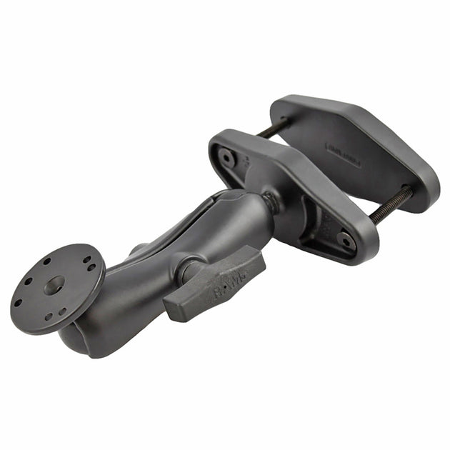 RAM Mount Square Post Clamp f/Posts Up to 4" Wide w/Arm [RAM-101U-247-4] - Premium Rail/Handle Bar Mounts from RAM Mounting Systems - Just $83.49! Shop now at Brushy Creek Marine