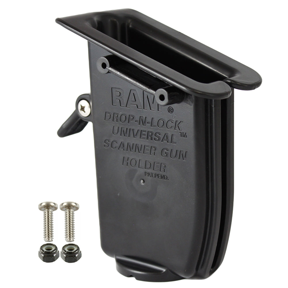 RAM Mount RAM Drop-N-Lock Scanner Gun Holder [RAP-317U] - Premium iPad/iPhone/iPod Mounts from RAM Mounting Systems - Just $26.99! Shop now at Brushy Creek Marine