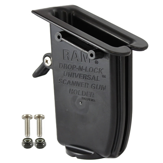 RAM Mount RAM Drop-N-Lock Scanner Gun Holder [RAP-317U] - Premium iPad/iPhone/iPod Mounts from RAM Mounting Systems - Just $26.99! Shop now at Brushy Creek Marine