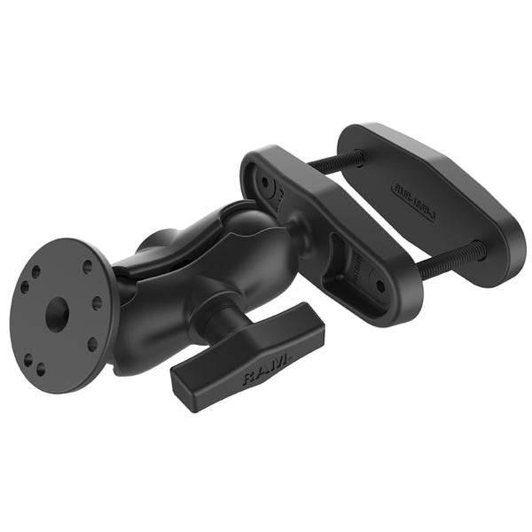RAM Mount RAM Square Post Clamp Mount f/Posts Up To 3" Wide [RAM-101U-B-247-3] - Premium Rail/Handle Bar Mounts from RAM Mounting Systems - Just $86.49! Shop now at Brushy Creek Marine