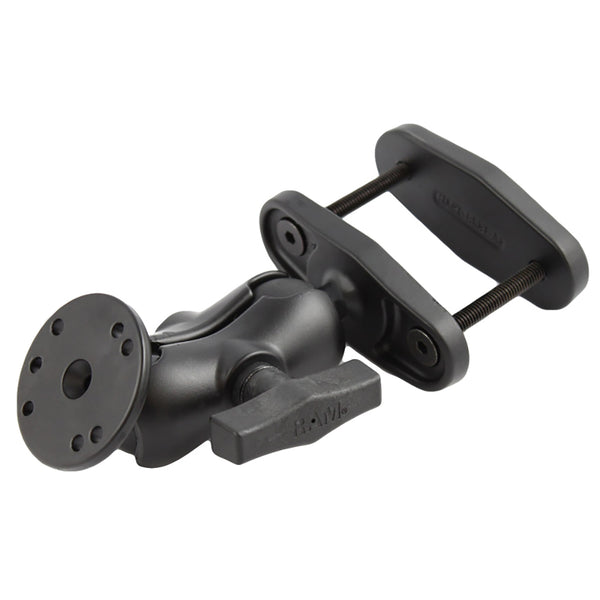 RAM Mount RAM Square Post Clamp Mount f/Posts Up To 2.5" Wide [RAM-101U-B-247-25] - Premium Rail/Handle Bar Mounts from RAM Mounting Systems - Just $63.49! Shop now at Brushy Creek Marine