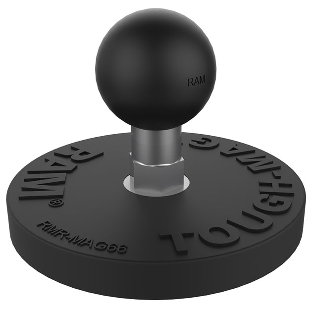 RAM Mount RAM Tough-Mag 66MM Diameter Ball Base [RAM-B-MAG66U] - Premium Surface Mount from RAM Mounting Systems - Just $37.99! Shop now at Brushy Creek Marine