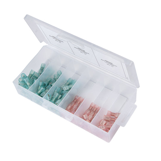 Ancor Heat Shrink Universal Speaker Connector Kit f/22-18/16-14 - Assorted 90 Piece [SPKKIT] - Premium Terminals from Ancor - Just $164.99! Shop now at Brushy Creek Marine