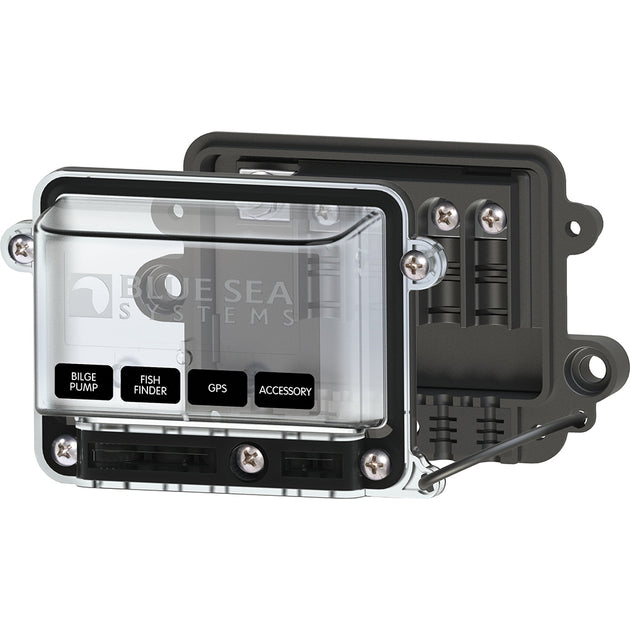 Blue Sea 2356 Water Resistant BusBar - 100 Amp w/Cover [2356] - Premium Busbars, Connectors & Insulators from Blue Sea Systems - Just $54.99! Shop now at Brushy Creek Marine