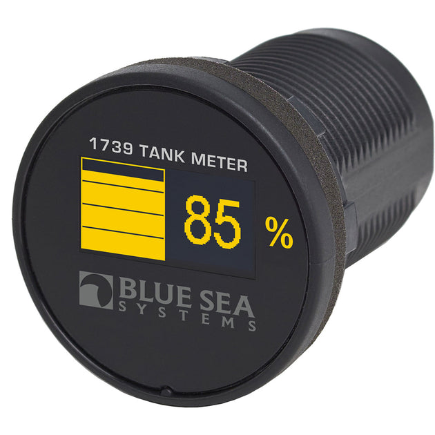 Blue Sea 1739 Mini OLED Tank Meter - Yellow [1739] - Premium Meters & Monitoring from Blue Sea Systems - Just $81.99! Shop now at Brushy Creek Marine