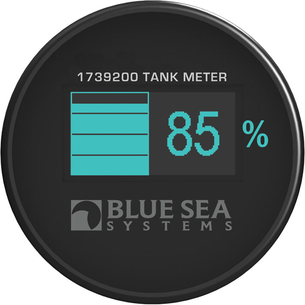 Blue Sea 1739200 Mini OLED Tank Meter - Blue [1739200] - Premium Meters & Monitoring from Blue Sea Systems - Just $81.99! Shop now at Brushy Creek Marine