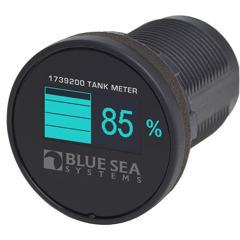 Blue Sea 1739200 Mini OLED Tank Meter - Blue [1739200] - Premium Meters & Monitoring from Blue Sea Systems - Just $81.99! Shop now at Brushy Creek Marine