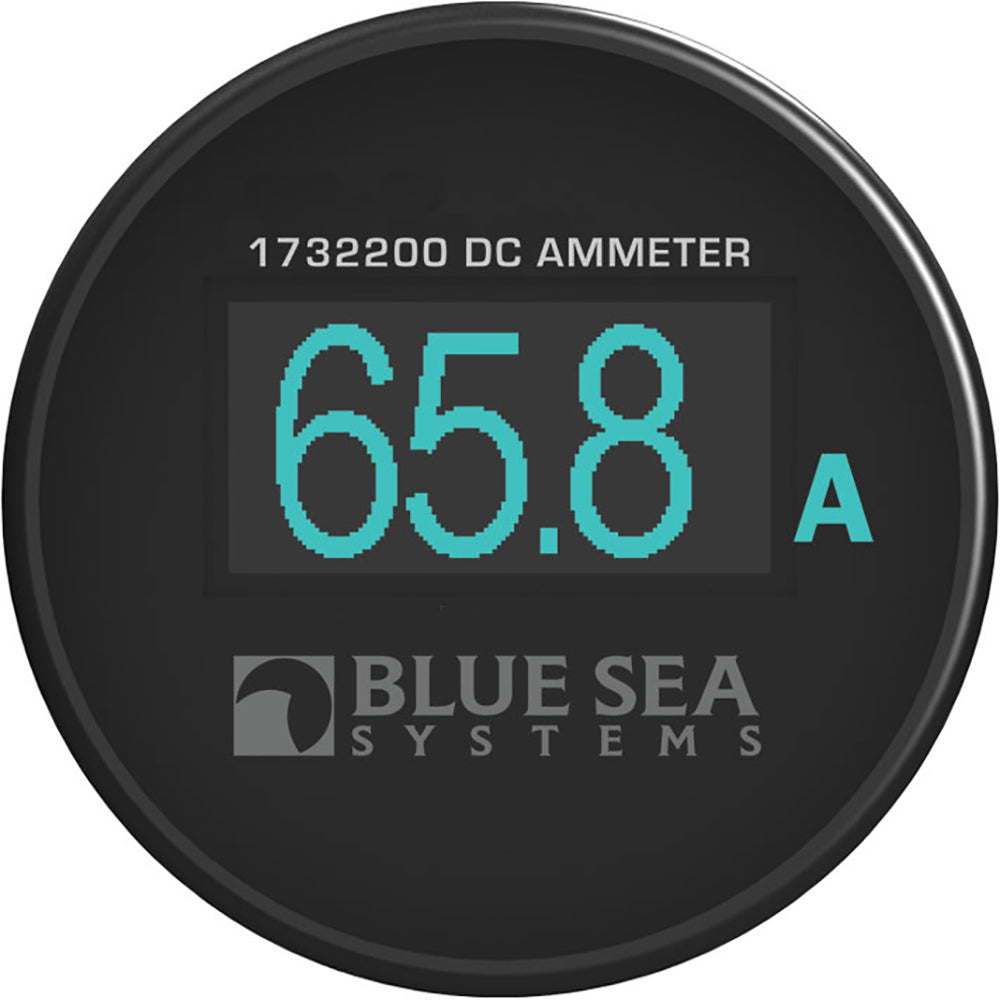Blue Sea 1732200 Mini OLED Ammeter - Blue [1732200] - Premium Meters & Monitoring from Blue Sea Systems - Just $141.99! Shop now at Brushy Creek Marine