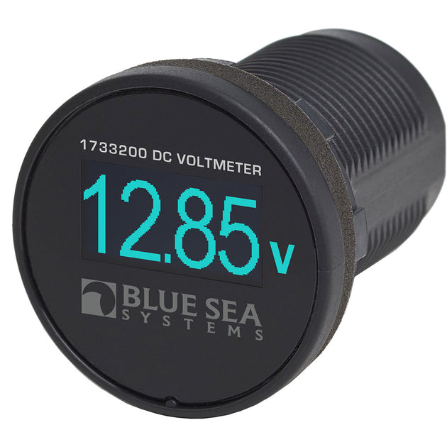 Blue Sea 1733200 Mini OLED Voltmeter - Blue [1733200] - Premium Meters & Monitoring from Blue Sea Systems - Just $77.99! Shop now at Brushy Creek Marine