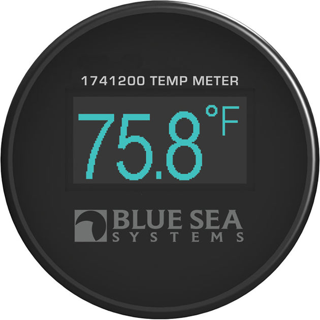 Blue Sea 1741200 Mini OLED Temperature Monitor - Blue [1741200] - Premium Meters & Monitoring from Blue Sea Systems - Just $113.99! Shop now at Brushy Creek Marine