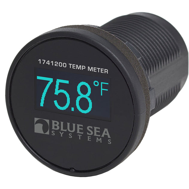 Blue Sea 1741200 Mini OLED Temperature Monitor - Blue [1741200] - Premium Meters & Monitoring from Blue Sea Systems - Just $113.99! Shop now at Brushy Creek Marine