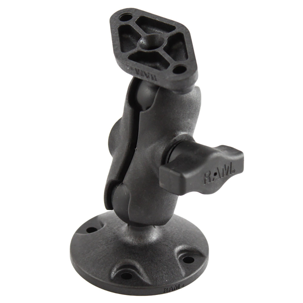 RAM Mount RAM High-Strength Composite Drill-Down Mount w/Diamond Plate [RAP-B-138-AU] - Premium Surface Mount from RAM Mounting Systems - Just $20.49! Shop now at Brushy Creek Marine