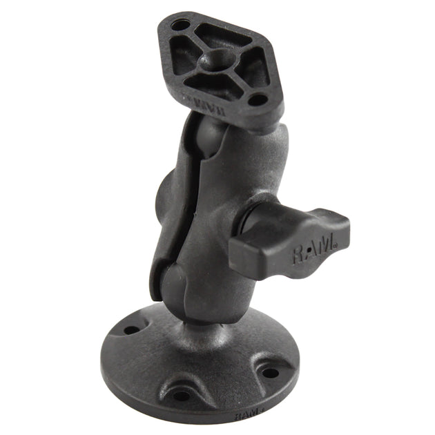RAM Mount RAM High-Strength Composite Drill-Down Mount w/Diamond Plate [RAP-B-138-AU] - Premium Surface Mount from RAM Mounting Systems - Just $20.49! Shop now at Brushy Creek Marine