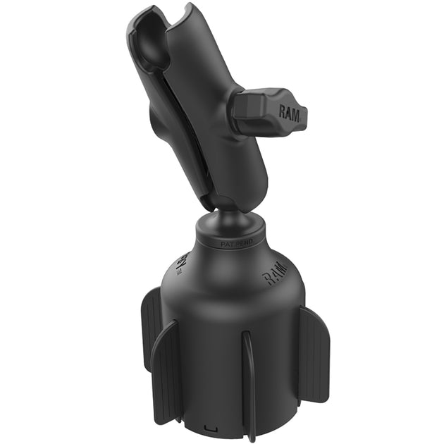 RAM Mount Stubby Cup Holder Mount w/Double Socket Arm [RAP-B-299-4-201U] - Premium Vehicle Mounts from RAM Mounting Systems - Just $42.99! Shop now at Brushy Creek Marine