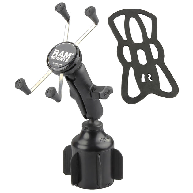 RAM Mount RAM X-Grip Large Phone Mount w/RAM Stubby Cup Holder Base [RAP-B-299-4-UN10U] - Premium Vehicle Mounts from RAM Mounting Systems - Just $79.49! Shop now at Brushy Creek Marine