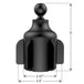 RAM Mount RAM Stubby Cup Holder Mount w/Diamond Plate [RAP-B-299-4-238U] - Premium Vehicle Mounts from RAM Mounting Systems - Just $47.49! Shop now at Brushy Creek Marine