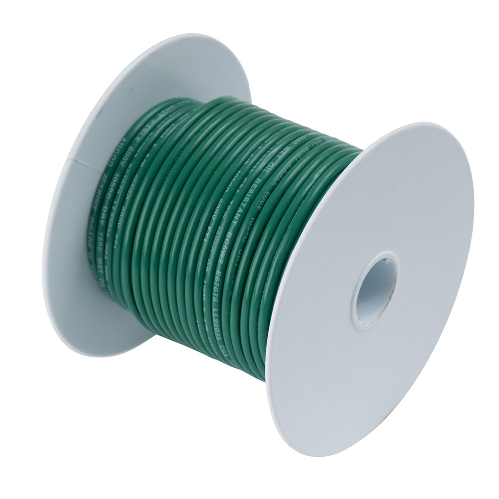 Ancor Tinned Copper Wire - 6 AWG - Green - 25 [112302] - Premium Wire from Ancor - Just $53.99! Shop now at Brushy Creek Marine