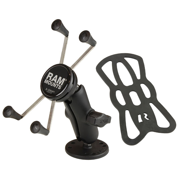 RAM Mount X-Grip Large Phone Mount with Drill-Down Base [RAM-B-138-UN10] - Premium Cell Phone Mounts from RAM Mounting Systems - Just $65.99! Shop now at Brushy Creek Marine