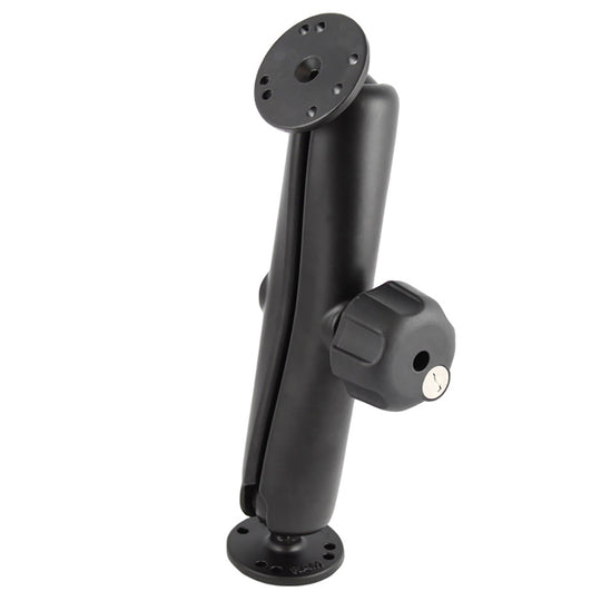 RAM Mount RAM Double Ball Mount w/Key Lock Knob [RAM-101U-DL] - Premium Surface Mount from RAM Mounting Systems - Just $106.99! Shop now at Brushy Creek Marine