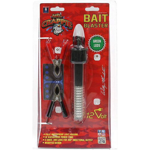 T-H Marine Mr. Crappie Bait Blaster - Underwater Green Light [LED-34143-DP] - Premium Underwater Lighting from T-H Marine Supplies - Just $98.52! Shop now at Brushy Creek Marine