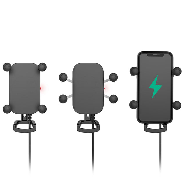 RAM Mount Tough-Charge Waterproof Wireless Charging Motorcycle Mount [RAM-B-149Z-A-UN12W-V7M] - Premium Motorcycle Mounts from RAM Mounting Systems - Just $153.99! Shop now at Brushy Creek Marine