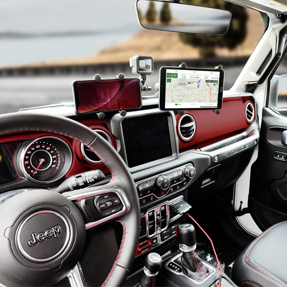 RAM Mount Tough-Track f/18-19 Jeep JL/Gladiator [RAM-DT-204-TRACK-A12U] - Premium Vehicle Mounts from RAM Mounting Systems - Just $40.99! Shop now at Brushy Creek Marine