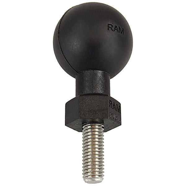RAM Mount Tough-Ball with M10-1.5 x 25mm Threaded Stud - Premium C Size from RAM Mounting Systems - Just $14.49! Shop now at Brushy Creek Marine