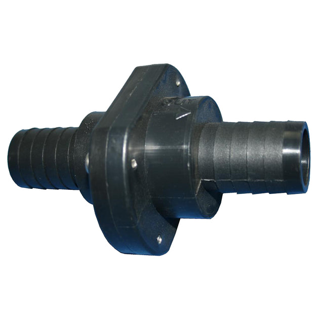 T-H Marine Double Barb Inline Scupper Check Valve - 1-1/8" - Black [ILS-1200-DP] - Premium Fittings from T-H Marine Supplies - Just $28.51! Shop now at Brushy Creek Marine