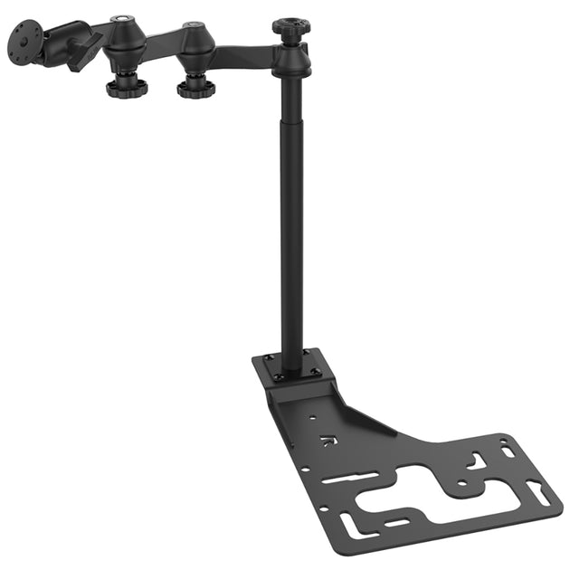 RAM Mount RAM No-Drill Universal Mount w/ Double Swing Arm f/Heavy Duty Trucks [RAM-VB-168-SW2] - Premium Vehicle Mounts from RAM Mounting Systems - Just $427.49! Shop now at Brushy Creek Marine