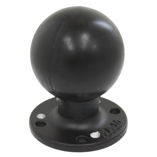 RAM Mount RAM Round Plate w/Ball - 2.25" - D Size Ball - Hole Plate [RAM-D-254-WD1U] - Premium D Size from RAM Mounting Systems - Just $31.49! Shop now at Brushy Creek Marine