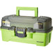 Plano 1-Tray Tackle Box w/Dual Top Access - Smoke  Bright Green [PLAMT6211] - Premium Tackle Storage from Plano - Just $15.99! Shop now at Brushy Creek Marine