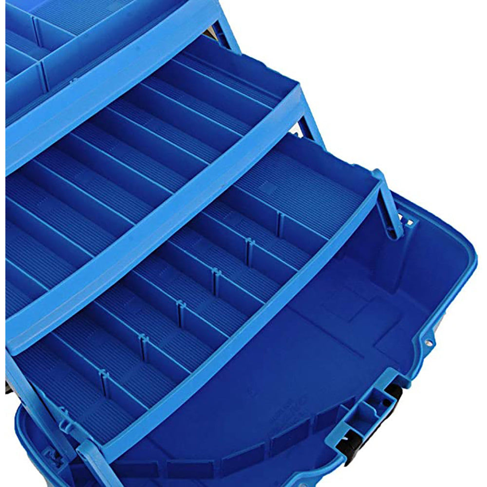 Plano 3-Tray Tackle Box w/Dual Top Access - Smoke  Bright Blue [PLAMT6231] - Premium Tackle Storage from Plano - Just $24.99! Shop now at Brushy Creek Marine