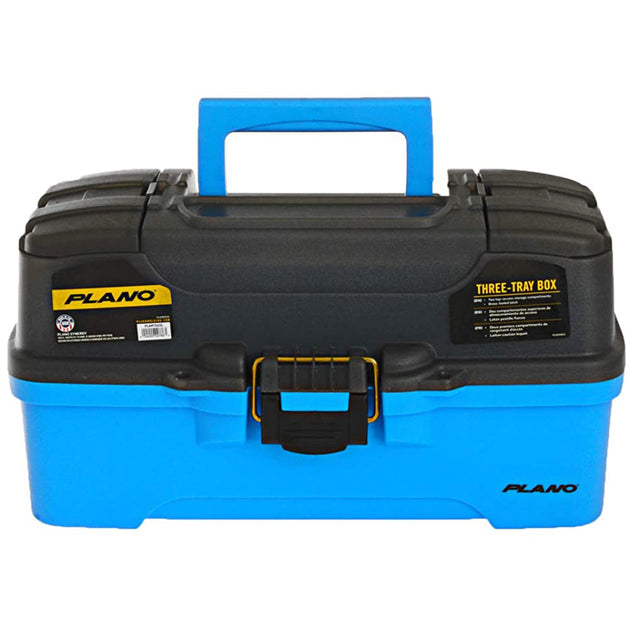 Plano 3-Tray Tackle Box w/Dual Top Access - Smoke  Bright Blue [PLAMT6231] - Premium Tackle Storage from Plano - Just $24.99! Shop now at Brushy Creek Marine