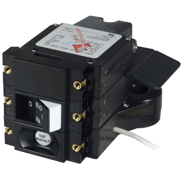 Blue Sea A-Series ELCI Main Circuit Breaker - Double Pole 120V AC 30A - Flat Rocker [3102100] - Premium Circuit Breakers from Blue Sea Systems - Just $656.99! Shop now at Brushy Creek Marine