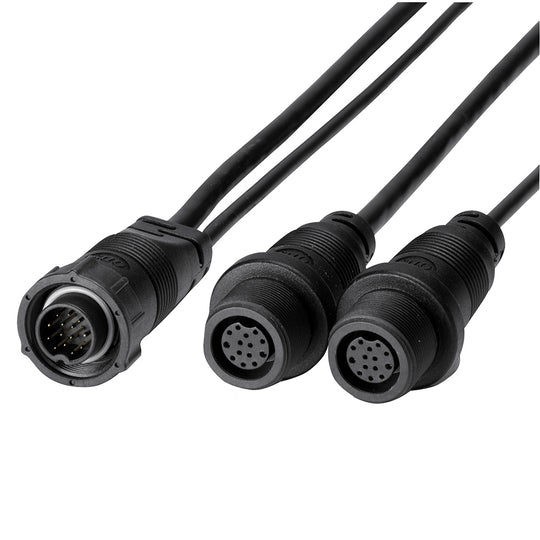 Humminbird 14 M ID SIDB Y - SOLIX/APEX Side Imaging  2D Splitter Cable [720111-1] - Premium Accessories from Humminbird - Just $65.99! Shop now at Brushy Creek Marine