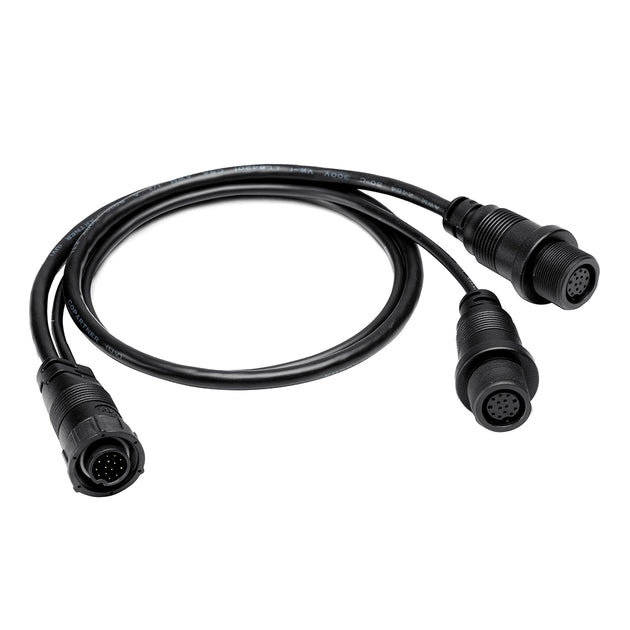 Humminbird 14 M SILR Y - SOLIX/APEX Side Imaging Left-Right Splitter Cable [720112-1] - Premium Accessories from Humminbird - Just $65.99! Shop now at Brushy Creek Marine